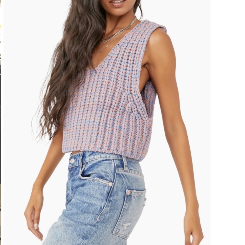 Free People Hoopla Sweater Vest